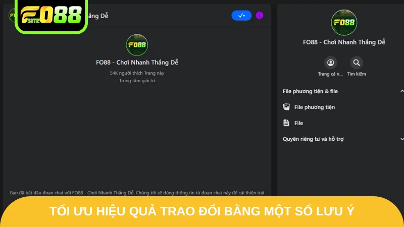 Liên Hệ Fo88 - Tận Hưởng Dịch Vụ Hỗ Trợ Chuyên Nghiệp 3 Tối ưu hiệu quả trao đổi bằng một số lưu ý